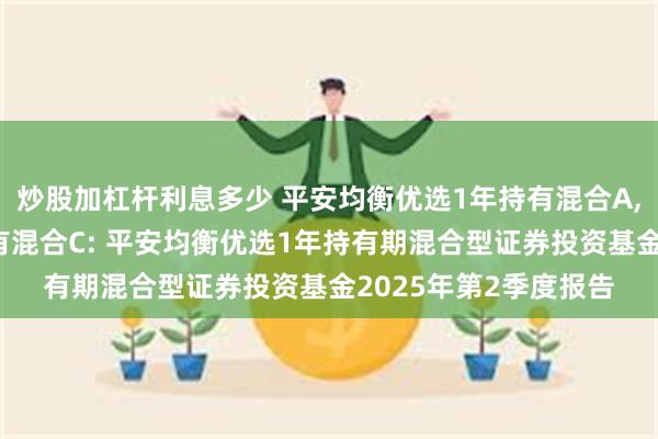 炒股加杠杆利息多少 平安均衡优选1年持有混合A,平安均衡优选1年持有混合C: 平安均衡优选1年持有期混合型证券投资基金2025年第2季度报告
